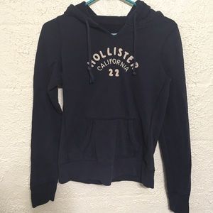 Dark Blue Hollister Hoodie